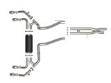 aFe Vulcan Series 2.5in 304SS Cat-Back Exhaust 2021+ Jeep Wrangler 392 6.4L w/ Polished Tips thumbnail 6