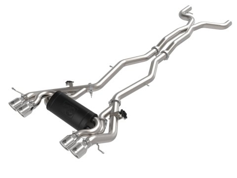 aFe MACH Force XP Exhausts Cat-Back SS 21 BMW M2 Competition L6-3.0L w/Polished Tips thumbnail 3