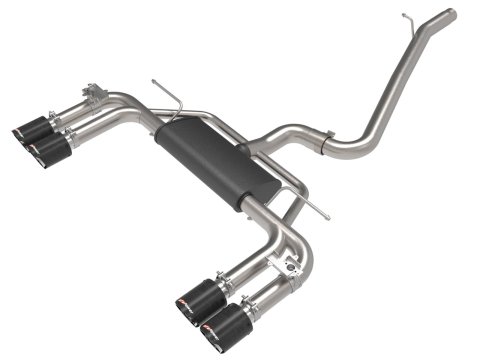 aFe MACH Force XP 3in-2.5in 304SS Exhaust Cat-Back 15-20 Audi S3 L4-2.0L (t) - Carbon Tips