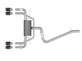 aFe MACH Force XP 3in-2.5in 304SS Exhaust Cat-Back 15-20 Audi S3 L4-2.0L (t) - Carbon Tips thumbnail 7