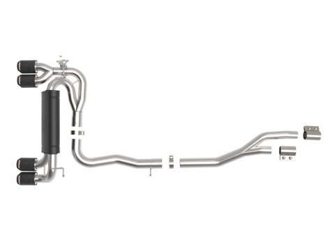 aFe MACH Force XP Exhausts Cat-Back SS 19-21 BMW M2 Competition L6-3.0L w/Carbon Fiber Tips thumbnail 6