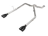 aFe Vulcan Series 3in 304SS DPF-Back 21 Jeep Gladiator V6-3.0L (td) Dual Black Tip thumbnail 1