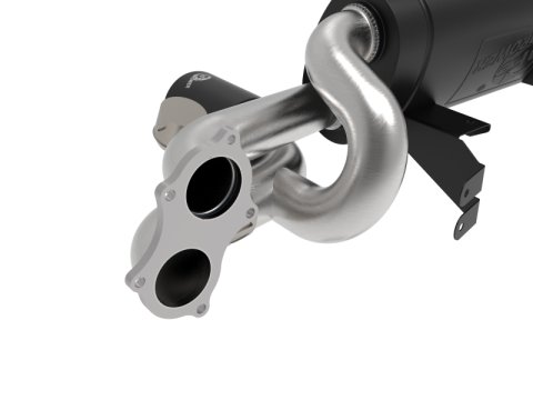 aFe MACHForce XP 2.25in-2.5in 304SS Exhaust Cat-Back Porsche 20-22 Cayman GT4(718) 4.0L - Black Tips thumbnail 7