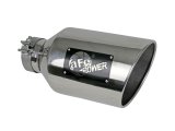 aFe Power MACH Force-Xp 304 Stainless Steel Clamp-on Exhaust Tip - Polished thumbnail 1