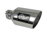aFe Power MACH Force-Xp 304 Stainless Steel Clamp-on Exhaust Tip - Polished thumbnail 2