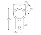 aFe MagnumFORCE Spare Parts Trim Seal Kit (1/16IN X 7/16IN) x 36IN L thumbnail 3