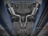 aFe POWER Takeda 16-17 Lexus IS200t L4-2.0L (t) 2.5in-3in 304 SS CB Exhaust w/ Blue Tip thumbnail 9