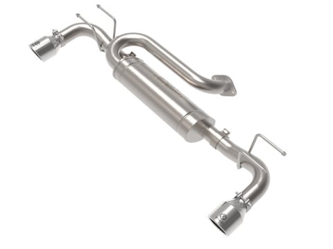 aFe 19-22 Mazda 3 L4 2.5L Takeda 3in to 2-1/2in 304 Stainless Steel Axle-Back Exhaust w/Polished Tip thumbnail 1