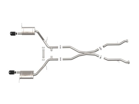 aFe 11-21 Dodge Durango V6-3.6L / V8-5.7L MACH Force-Xp 304 SS Cat-Back Exhaust System w/ Black Tip thumbnail 3