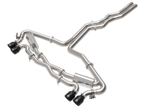 aFe 20-22 Audi RS6 Avant V8 4L (tt) MACH Force-Xp 3in to 2.5in 304 SS Cat-Back Exhaust w/ Black Tip thumbnail 7