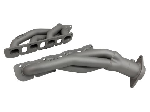aFe Twisted Steel 304SS Short Header 15-22 Dodge Challenger SC V8-6.2L / 6.4L HEMI Titanium Coating