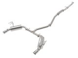 aFe POWER Takeda 2022 Honda Civic Stainless Steel Cat-Back Exhaust System w/ Polished Tip thumbnail 2