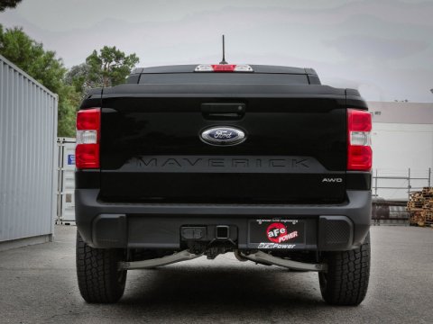 aFe Rebel Series 2.5in 409 SS Cat-Back Exhaust w/ Black Tip 2022 Ford Maverick thumbnail 5