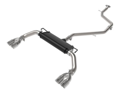 aFe 19-21 Lexus UX200 Takeda 2in - 2.5in. 304 SS Cat-Back Exhaust System w/ Polished Tip thumbnail 3