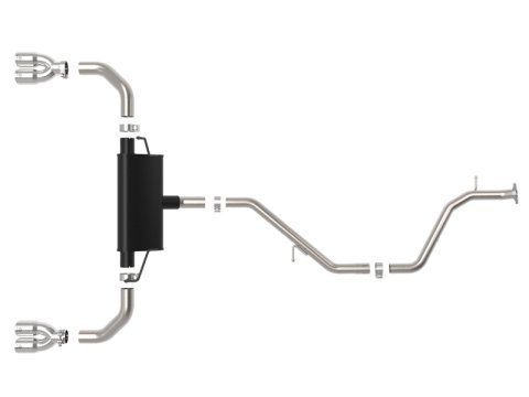 aFe 19-21 Lexus UX200 Takeda 2in - 2.5in. 304 SS Cat-Back Exhaust System w/ Polished Tip thumbnail 9