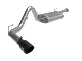 aFe 16-22 Toyota Tacoma Apollo GT Series 2.5in. - 3in. 409 SS Cat-Back Exhaust System w/ Black Tip thumbnail 2