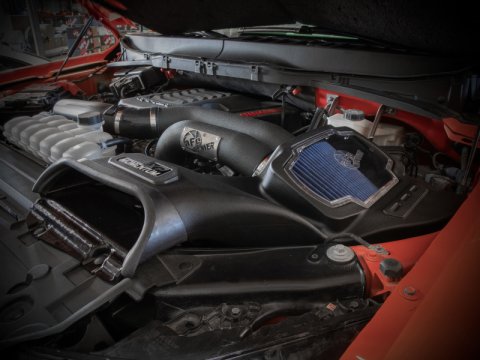 aFe Momentum GT Pro 5R Cold Air Intake System 2021-2022 Ford F-150 Raptor V6-3.5L (tt) thumbnail 5