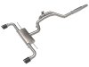 aFe Gemini XV 3in to 2 1/2in 304 SS Cat-Back Exhaust 22-23 Volkswagen GTI (MK8) 2.0L w/ Carbon Tips thumbnail 8