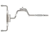 aFe Gemini XV 3in to 2 1/2in 304 SS Cat-Back Exhaust 22-23 Volkswagen GTI (MK8) 2.0L w/Polished Tips thumbnail 6
