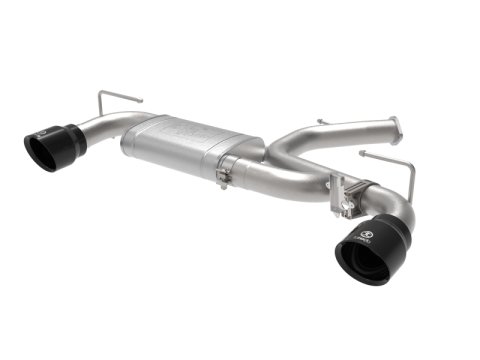 aFe 21-22 Hyundai Veloster N L4-2.0L Takeda 3in 304 SS Axle-Back Exhaust System w/ Black Tip thumbnail 1
