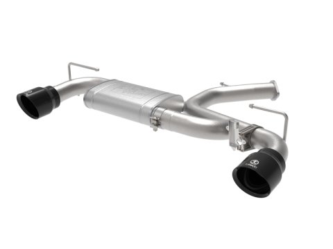 aFe 21-22 Hyundai Veloster N L4-2.0L Takeda 3in 304 SS Axle-Back Exhaust System w/ Black Tip thumbnail 2