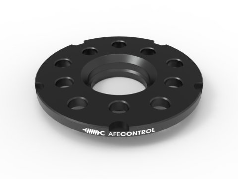 aFe CONTROL Billet Aluminum Wheel Spacers 5x100/112 CB57.1 10mm - Volkswagen/Audi thumbnail 1