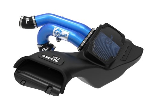aFe 21-22 Ford F-150 Raptor V6-3.5L(tt) Momentum XP Cold Air Intake System - Blue w/ Pro 5R Filter thumbnail 2