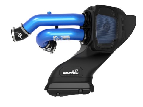 aFe 21-22 Ford F-150 Raptor V6-3.5L(tt) Momentum XP Cold Air Intake System - Blue w/ Pro 5R Filter thumbnail 6