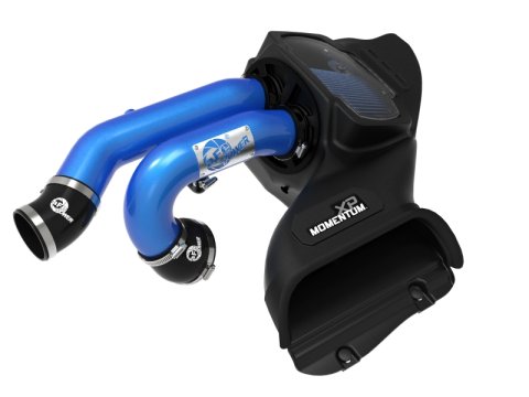 aFe 21-22 Ford F-150 Raptor V6-3.5L(tt) Momentum XP Cold Air Intake System - Blue w/ Pro 5R Filter thumbnail 7