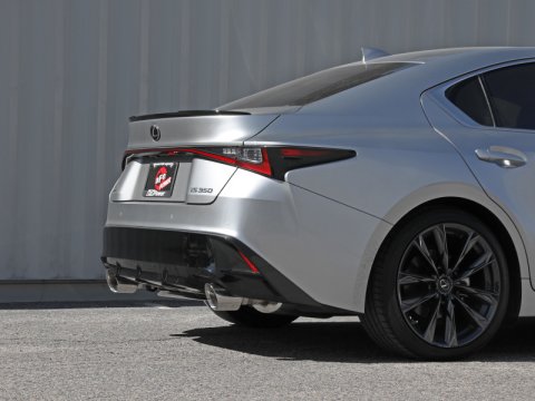 aFe Lexus IS350 14-22 V6-3.5L Takeda Axle-Back Exhaust System- Polished Tip thumbnail 5