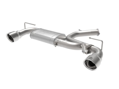aFe Hyundai Veloster N 21-22 L4-2.0L (t) Takeda Axle-Back Exhaust System- Polished Tips thumbnail 2