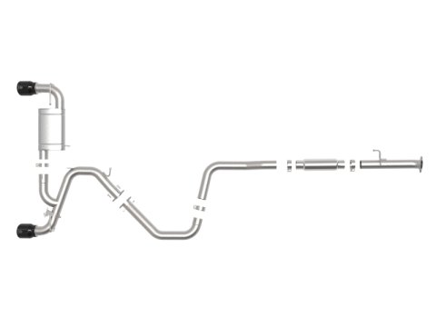 aFe Hyundai Veloster N 21-22 L4-2.0L (t) Takeda Cat-Back Exhaust System- Black Tips thumbnail 9