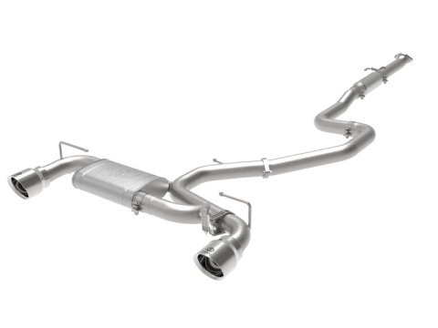 aFe Hyundai Veloster N 21-22 L4-2.0L (t) Takeda Cat-Back Exhaust System- Polished Tips thumbnail 1