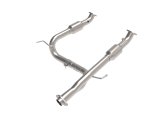 aFe Toyota Tacoma 05-15 V6-4.0L Twisted Steel Y-Pipe w/ Cat thumbnail 1