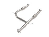 aFe Toyota Tacoma 05-15 V6-4.0L Twisted Steel Y-Pipe w/ Cat thumbnail 2