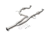 aFe Toyota Tacoma 16-17 V6-3.5L Twisted Steel Y-Pipe w/ Cat thumbnail 2