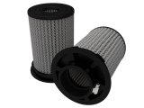 aFe MagnumFLOW Air Filters 3in F x 5-1/2in B x 5-1/4in T (Inverted) x 8in H - Pair thumbnail 2