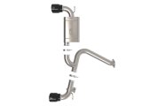 aFe 22-23 Hyundai Kona N L4 2.0L (t) Takeda 3in SS Axle-Back Exhaust System w/ Black Tips thumbnail 5