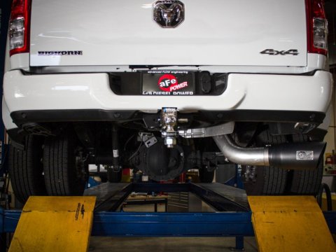 aFe 19-22 Ram Diesel Trucks L6-6.7L(td) Large Bore-HD 5in 409SS DPF-Back Exhaust System w/Pol Tip thumbnail 7