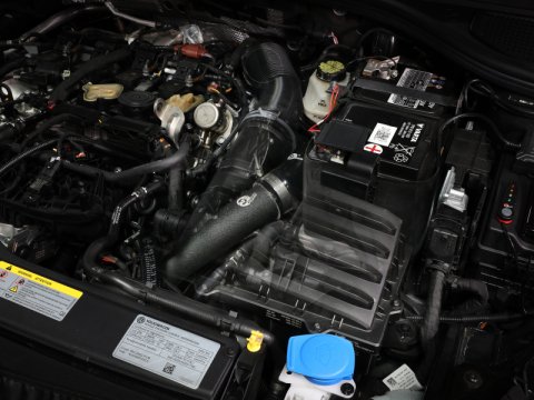 aFe Bladerunner 2.5in Aluminum Tube Hot Charge Pipe Black 2Volkswagen 22-23 GTI (MKVIII) L4-2.0L (t thumbnail 3