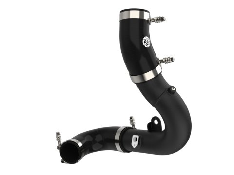 aFe Bladerunner 2.75in Aluminum Cold Charge Pipe Black VW GTI (MKVIII) 22-23 L4-2.0L (t) thumbnail 2