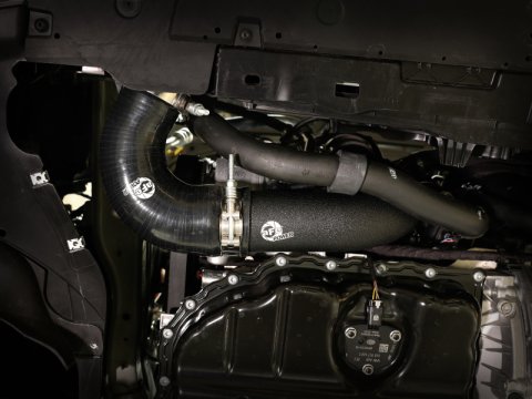 aFe Bladerunner 2.75in Aluminum Cold Charge Pipe Black VW GTI (MKVIII) 22-23 L4-2.0L (t) thumbnail 3