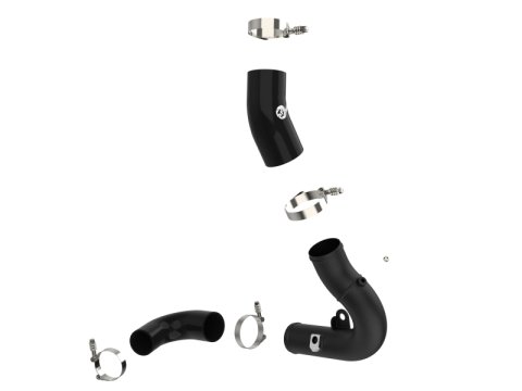 aFe Bladerunner 2.75in Aluminum Cold Charge Pipe Black VW GTI (MKVIII) 22-23 L4-2.0L (t) thumbnail 8