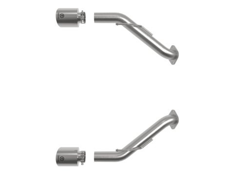 aFe 2023 Nissan Z V6-3.0L (tt) Takeda Stainless Steel Axle-Back Exhaust System w/ Polished Tip thumbnail 3