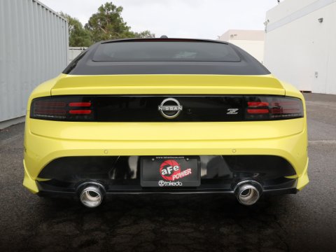 aFe POWER Takeda 2023 Nissan Z 2 1/2in 304 SS Cat-Back Exhaust System w/ Carbon Fiber Tips thumbnail 2