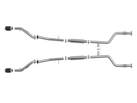 aFe POWER Takeda 2023 Nissan Z 2 1/2in 304 SS Cat-Back Exhaust System w/ Carbon Fiber Tips thumbnail 4