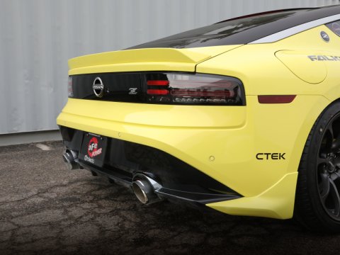 aFe POWER Takeda 2023 Nissan Z 2 1/2in 304 SS Cat-Back Exhaust System w/ Carbon Fiber Tips thumbnail 5