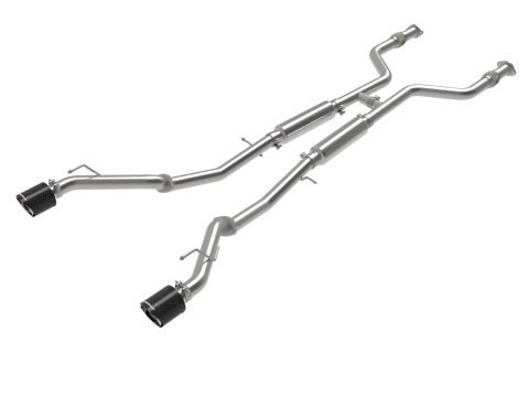 aFe POWER Takeda 2023 Nissan Z 2 1/2in 304 SS Cat-Back Exhaust System w/ Carbon Fiber Tips thumbnail 8