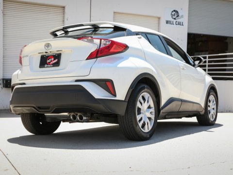 aFe Takeda 18-21 Toyota C-HR 2.0L 2.5in 304 Stainless Steel Cat-Back Exhaust w/ Polished Tip thumbnail 1