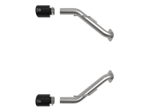 aFe Nissan Z 23-23 V6-3.0L Takeda 2-1/2in 304 SS Axle-Back Exhaust System w/ Black Tips thumbnail 4